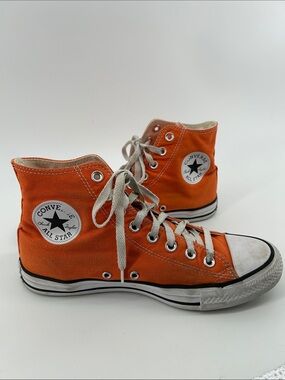 Converse Orange Chuck Taylor Sneakers Men's Size 7